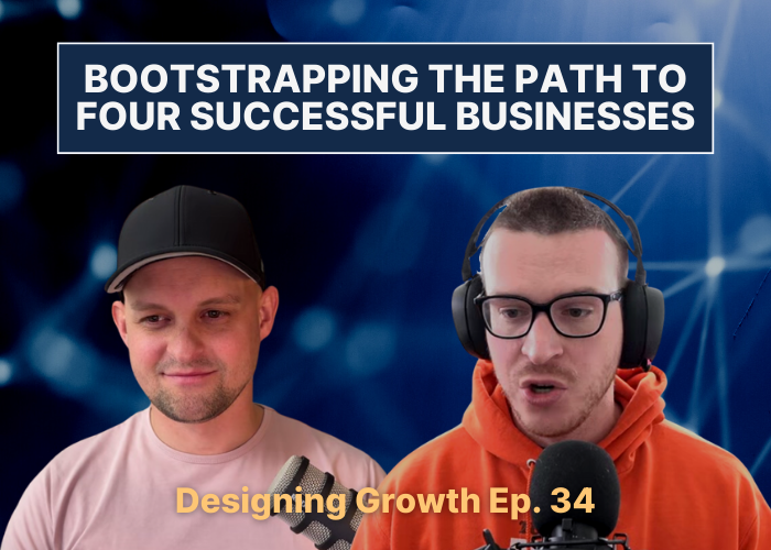 Featured Image for Designing Growth Episode 34 featuring guest Payton Clark Smith and host Sam Chlebowski.