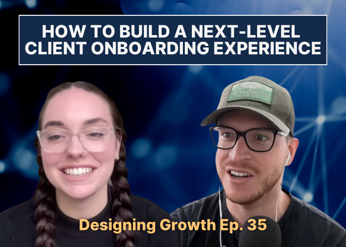 Featured Image for Designing Growth Episode 35 featuring Samantha Whisnant and hosted by Motion.io Co-Founder Sam Chlebowski.