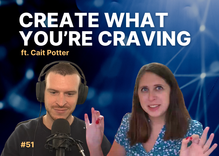 Featured image for episode 51 of Designing Growth, titled "Create What You're Craving"