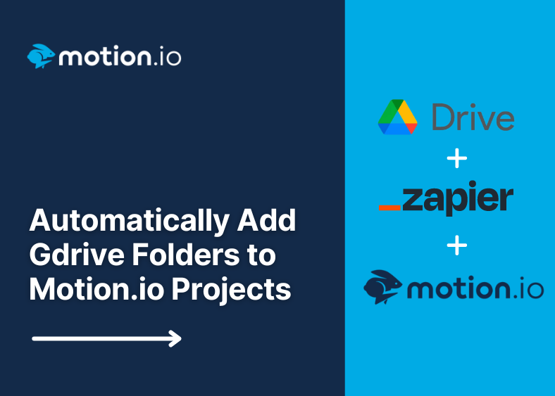 How to Automatically Add Google Drive Folders to Motion.io Projects